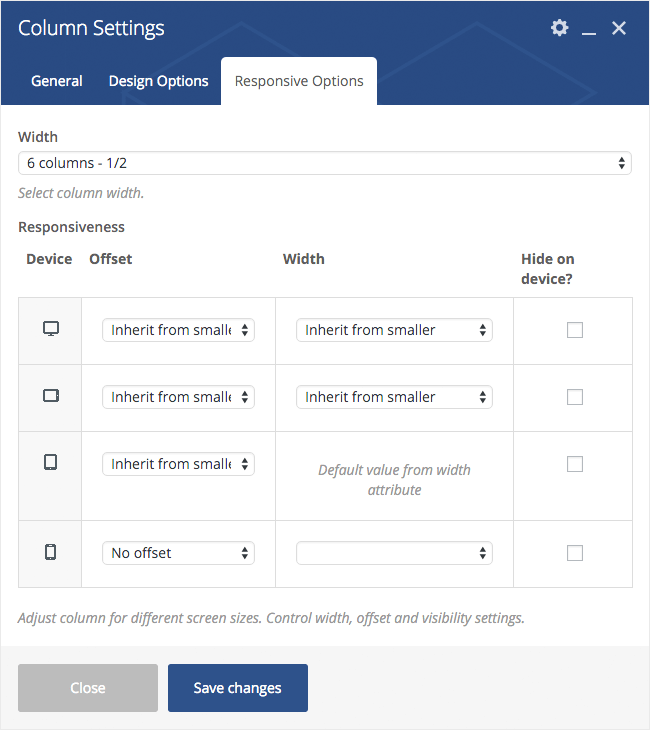 responsive columns explained